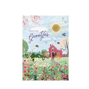 Bloembommetje Kleurrijke groetjes