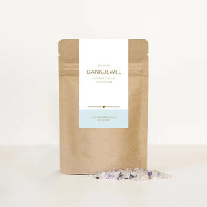 (Voeten) badzout Een dikke dankjewel voor het leuke schooljaar