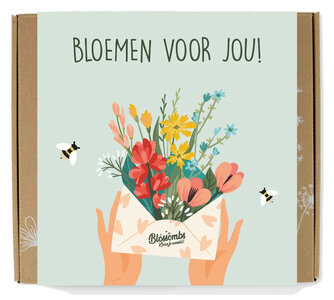 Bloembommetjes giftbox (9 stuks) Bloemen voor jou