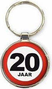 Sleutelhanger 20 Jaar  Sleutelhanger 20 Jaar