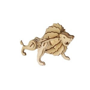 3D Houten constructie set Leeuw