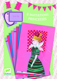 Djeco Uitnodigingen meisjes Djeco Uitnodigingen meisjes