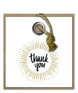 Geurkaart Thank you  Geurkaart Thank you