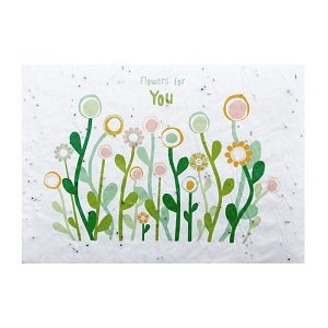 Bloeikaart Flowers for you Bloeikaart Flowers for you