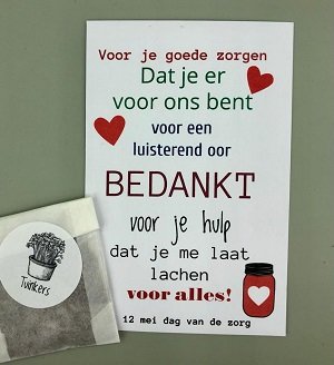 Bedankt voor alles (tuinkers) Bedankt voor alles (tuinkers)