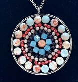 Mandala ketting met natuursteen Larderiet Mandala ketting met natuursteen Larderiet