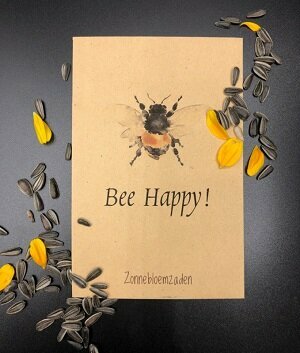 Bee Happy! (zonnebloemzaden) Bee Happy! (zonnebloemzaden)