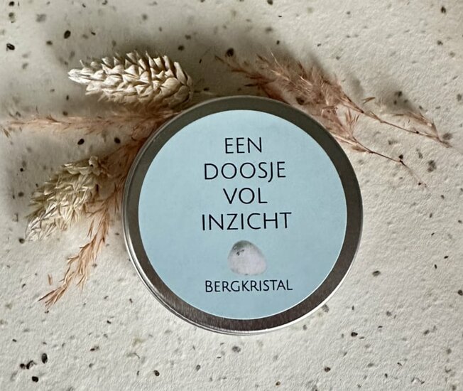 Een doosje vol inzicht - Bergkristal Een doosje vol inzicht - Bergkristal