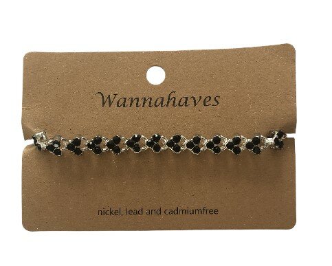 Armband met geslepen kristal Armband met geslepen kristal