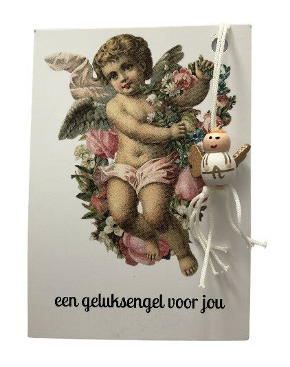 Kaartje Een geluksengel voor jou Kaartje Een geluksengel voor jou