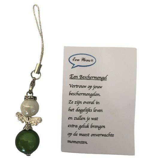 Beschermengel (groen/wit)