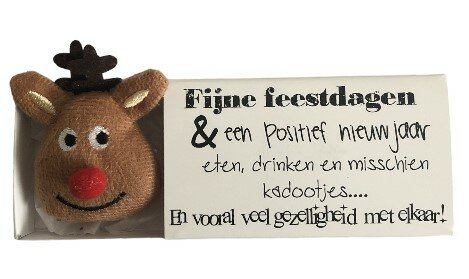 Cadeaudoosje Fijne feestdagen Cadeaudoosje Fijne feestdagen