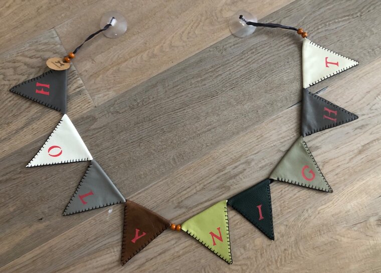 Kerstslinger van leer - Holy night OP=OP