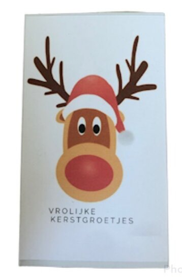 Vrolijke kerstgroetjes - Kaarsjes