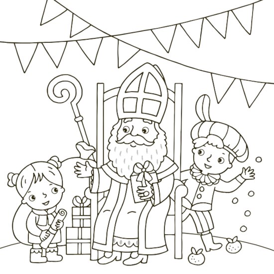 Kleurboek Sinterklaas Kleurboek Sinterklaas
