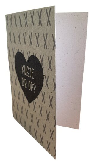 Bloeikaart Kusje d'r op?