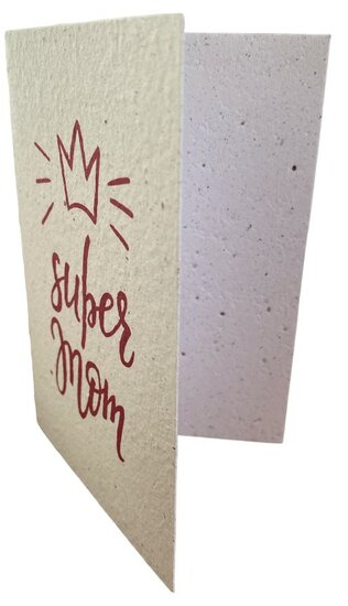 Bloeikaart Super Mom