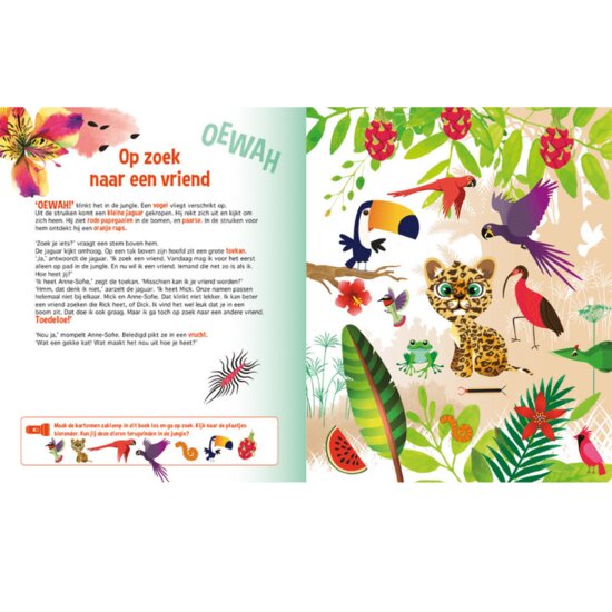 Kinderboek: Speuren in de jungle