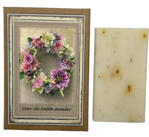 Zeepkaartje Voor de liefste moeder