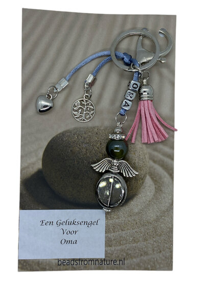 Geluksengel voor oma (roze) Geluksengel voor oma (roze)