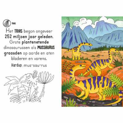 Magische waterkleurboek Dino's