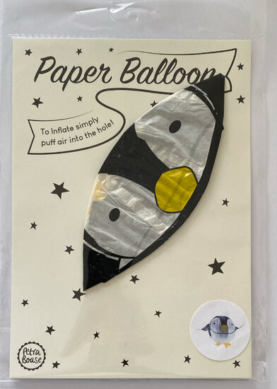 Ballon van papier Pinguïn