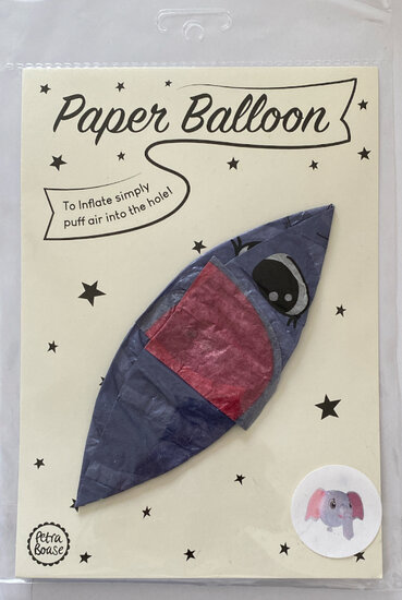 Ballon van papier Olifant