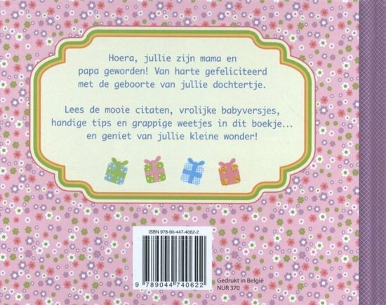 Boekje Hoera een meisje Boekje Hoera een meisje