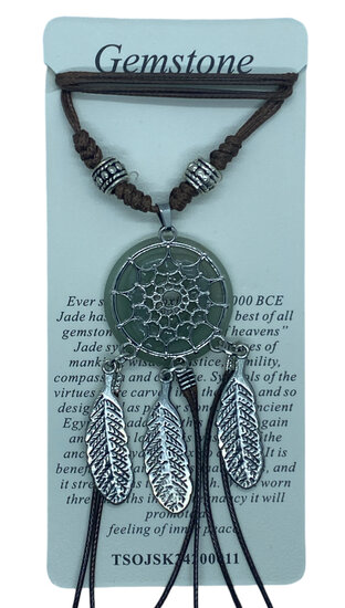 Ketting met natuursteen Jade Ketting met natuursteen Jade
