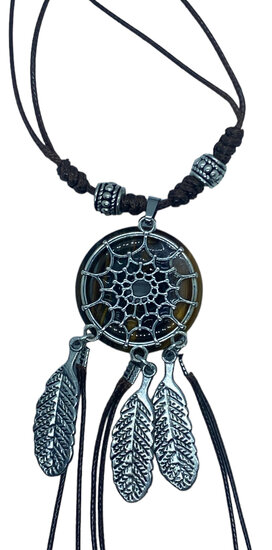 Ketting met natuursteen Tijgeroog Ketting met natuursteen Tijgeroog