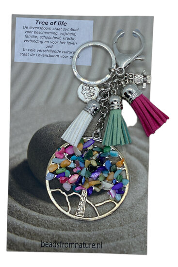 Tree of Life Tassenhanger Multicolor Tree of Life Tassenhanger Multicolor