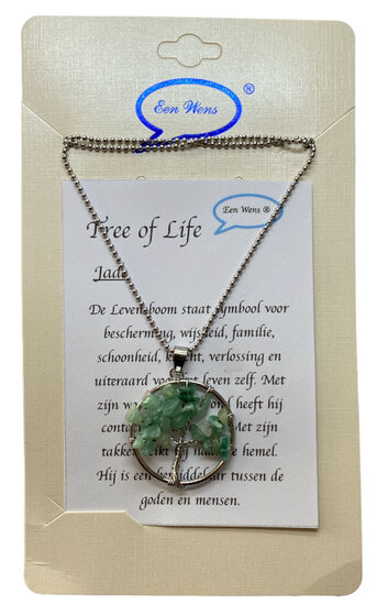 Tree of Life ketting Jade Tree of Life ketting Jade
