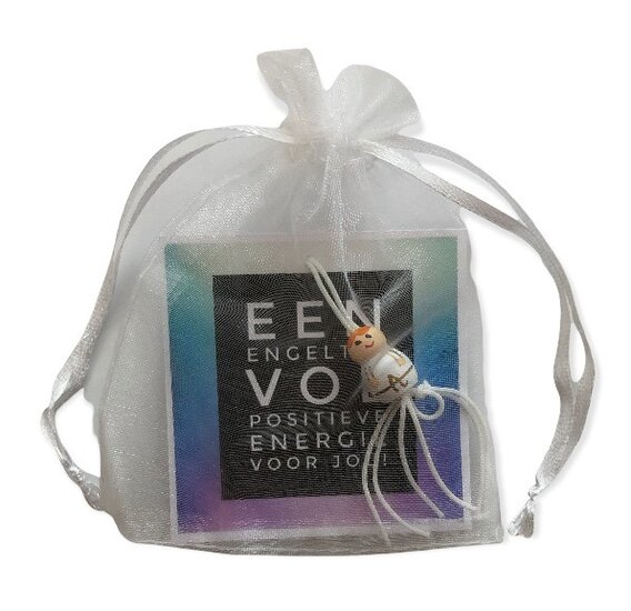 Kaartje Een engeltje vol positieve energie