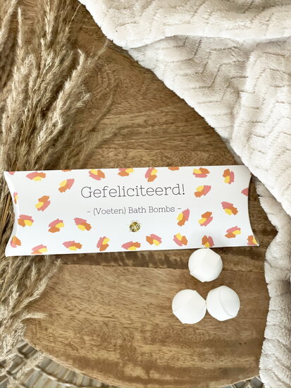 Bath bombs Gefeliciteerd Bath bombs Gefeliciteerd