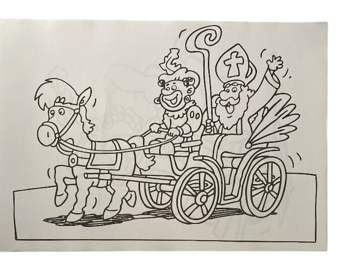 Sinterklaas kleur- en schetsboek Sinterklaas kleur- en schetsboek
