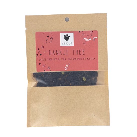 Thee pakketje: Dankje thee met thee ei
