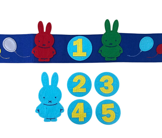 Blauwe Nijntje kroon - voor 1 t/m 5 jaar