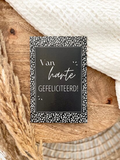 Geurzakje Van harte gefeliciteerd Geurzakje Van harte gefeliciteerd