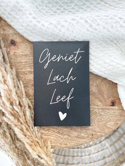 Geurzakje Geniet, Lach, Leef Geurzakje Geniet, Lach, Leef