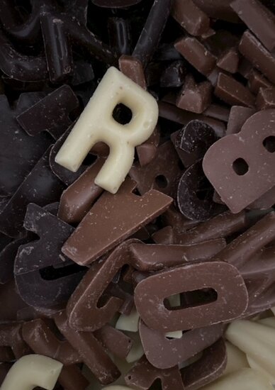 Chocolade letters Sinterklaas