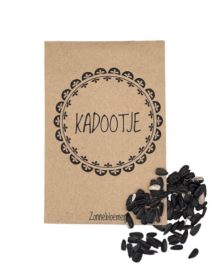 Kadootje (zonnebloemzaden)