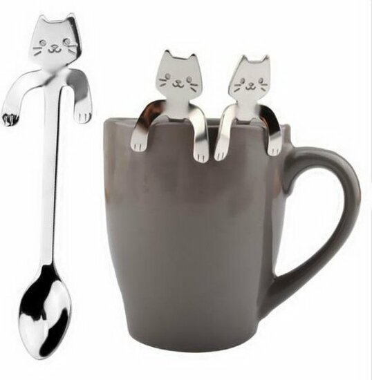 Gemini zei Lepeltje goudkleurig beertje voor thee en koffie