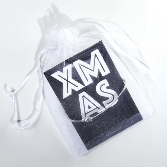 Kaartje met armband XMAS