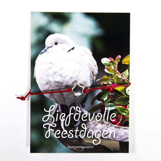 Kaartje met armband Feestdagen