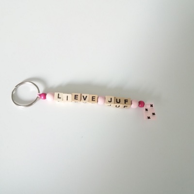 Sleutelhanger Lieve juf